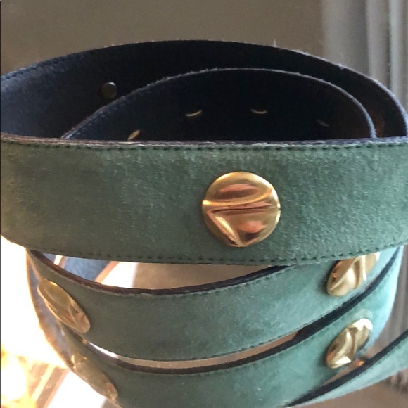 🦚LAURÈL GREEN BELT🦚 MADE IN ITALY - Picture 2 of 6